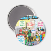 Justice League of America Issue #28 - June Magneet (Voorkant / Achterkant)