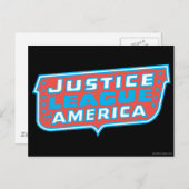 Justice League of America Logo Briefkaart (Voorkant / Achterkant)