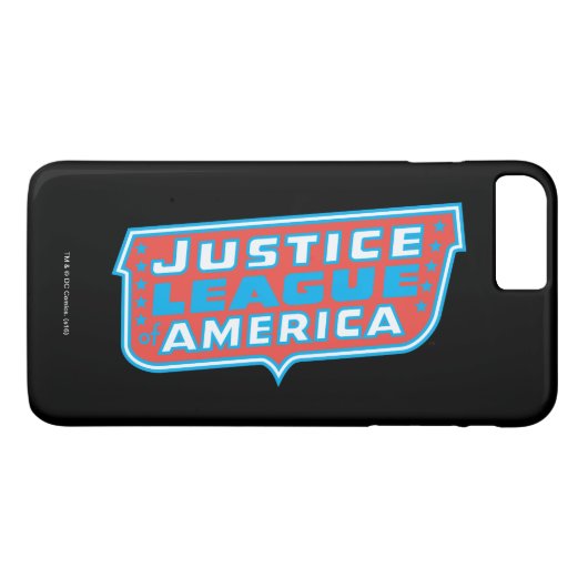 Justice League of America Logo Case-Mate iPhone Case (Achterkant (Horizontaal))