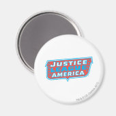 Justice League of America Logo Magneet (Voorkant / Achterkant)