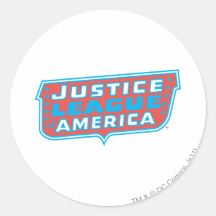 Justice League of America Logo Ronde Sticker
