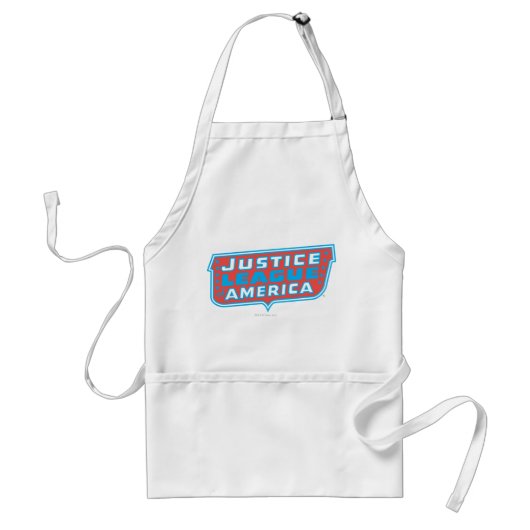 Justice League of America Logo Standaard Schort (Voorkant)