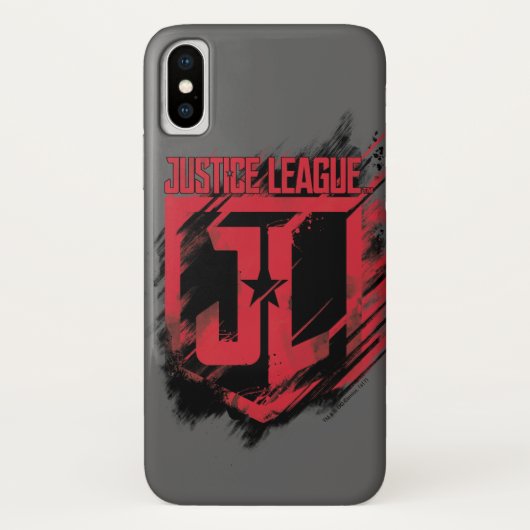 Justice League | Penseelverf JL-schild Case-Mate iPhone Case (Achterkant)