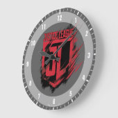 Justice League | Penseelverf JL-schild Grote Klok (Hoek)