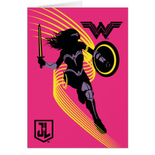 Justice League   Pictogram Wonder Woman Silhouette