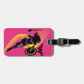 Justice League | Pictogram Wonder Woman Silhouette Bagagelabel (Voorkant horizontaal)