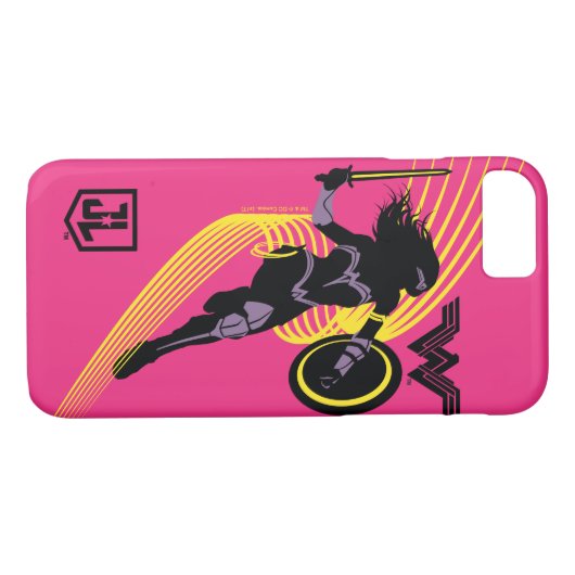 Justice League | Pictogram Wonder Woman Silhouette Case-Mate iPhone Case (Achterkant (Horizontaal))