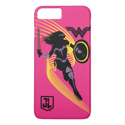 Justice League | Pictogram Wonder Woman Silhouette Case-Mate iPhone Case (Achterkant)