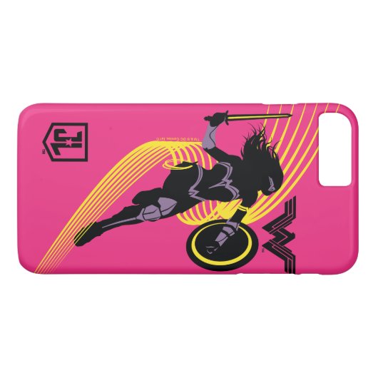 Justice League | Pictogram Wonder Woman Silhouette Case-Mate iPhone Case (Achterkant (Horizontaal))