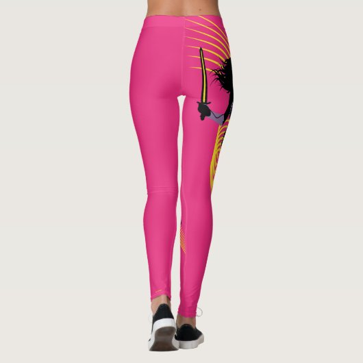 Justice League | Pictogram Wonder Woman Silhouette Leggings (Achterkant)