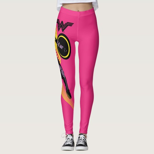 Justice League | Pictogram Wonder Woman Silhouette Leggings (Voorkant)