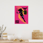 Justice League | Pictogram Wonder Woman Silhouette Poster (Keuken)