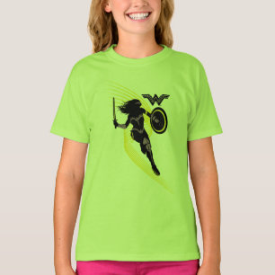 Justice League   Pictogram Wonder Woman Silhouette T-shirt