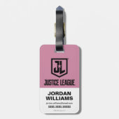 Justice League | Pop Wonder-vrouwenprofiel Bagagelabel (Achterkant verticaal)