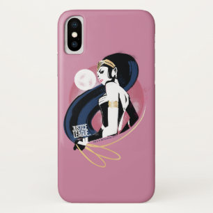 Justice League   Pop Wonder-vrouwenprofiel iPhone X Hoesje