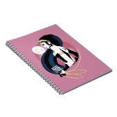 Justice League | Pop Wonder-vrouwenprofiel Notitieboek (Rechterzijde)