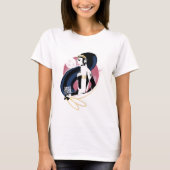 Justice League | Pop Wonder-vrouwenprofiel T-shirt (Voorkant)