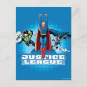 Justice League Power Trio Briefkaart (Voorkant)