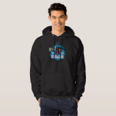 Justice League Power Trio Hoodie (Voorkant volledig)