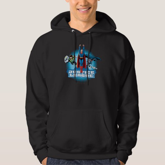 Justice League Power Trio Hoodie (Voorkant)