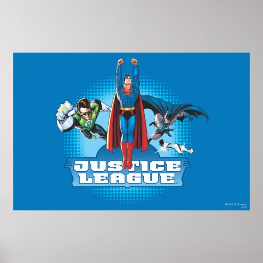 Justice League Power Trio Poster (Voorkant)