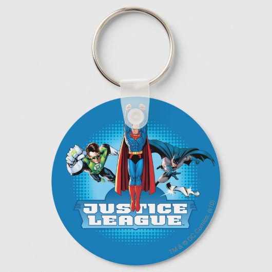 Justice League Power Trio Sleutelhanger (Voorkant)