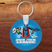 Justice League Power Trio Sleutelhanger (Voorkant)