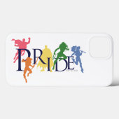 Justice League Pride Character Silhouettes Case-Mate iPhone Case (Achterkant (horizontaal))