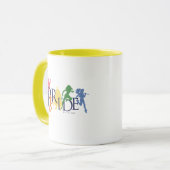 Justice League Pride Character Silhouettes Mok (Voorkant links)