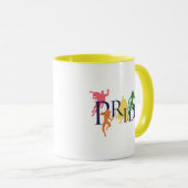 Justice League Pride Character Silhouettes Mok (Voorkant rechts)