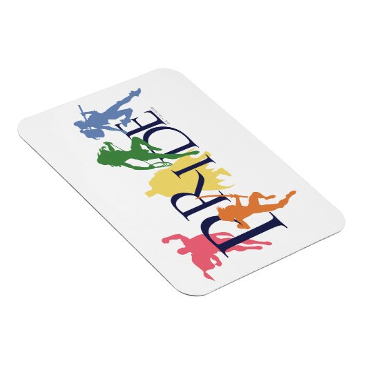 Justice League Pride Karakter Silhouetten Magneet (Rechterzijde)