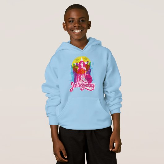 Justice League | Retrogroep en Logo Pop (Voorkant volledig)