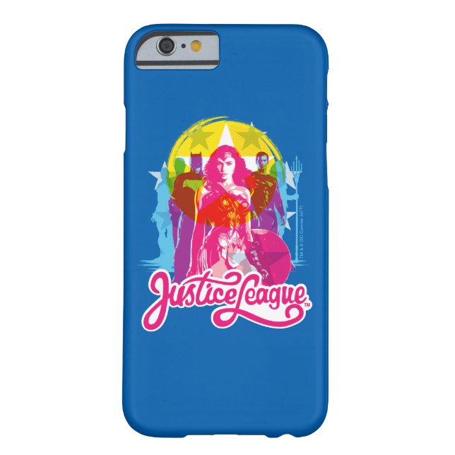 Justice League | Retrogroep en Logo Pop Case-Mate iPhone Case (Achterkant)