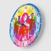 Justice League | Retrogroep en Logo Pop Grote Klok (Hoek)