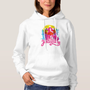 Justice League   Retrogroep en Logo Pop Hoodie