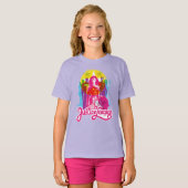 Justice League | Retrogroep en Logo Pop T-shirt (Voorkant volledig)