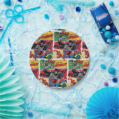 Justice League "Save the Feestdagen!" Papieren Bordje (Feest)