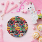 Justice League "Save the Feestdagen!" Papieren Bordje (Feest)