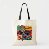 Justice League "Save the Feestdagen!" Tote Bag (Voorkant)
