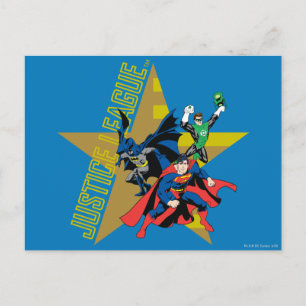 Justice League Star Heroes Briefkaart