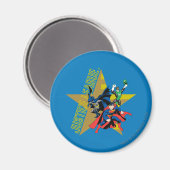 Justice League Star Heroes Magneet (Voorkant / Achterkant)