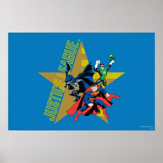 Justice League Star Heroes Poster (Voorkant)