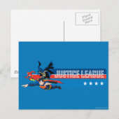 Justice League Stars and Stripes Briefkaart (Voorkant / Achterkant)