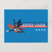 Justice League Stars and Stripes Briefkaart (Voorkant)