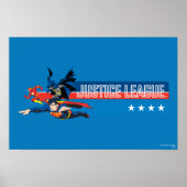 Justice League Stars and Stripes Poster (Voorkant)