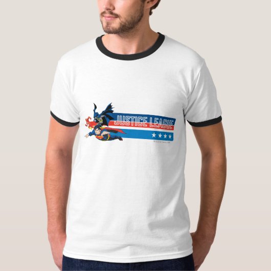 Justice League Stars and Stripes T-shirt (Voorkant)