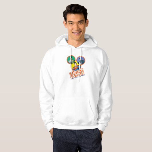 Justice League "Strength in Numbers" Hoodie (Voorkant volledig)