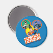 Justice League "Strength in Numbers" Magneet (Voorkant / Achterkant)