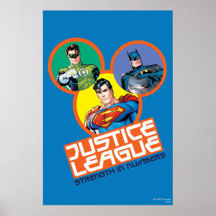 Justice League "Strength in Numbers" Poster