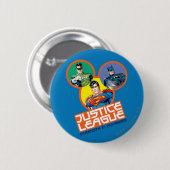 Justice League "Strength in Numbers" Ronde Button 5,7 Cm (Voorkant /achterkant)